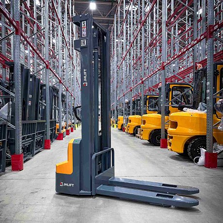 Штабелер электрический самоходный JHLIFT CDD12, 3000 мм, Li-Ion картинка